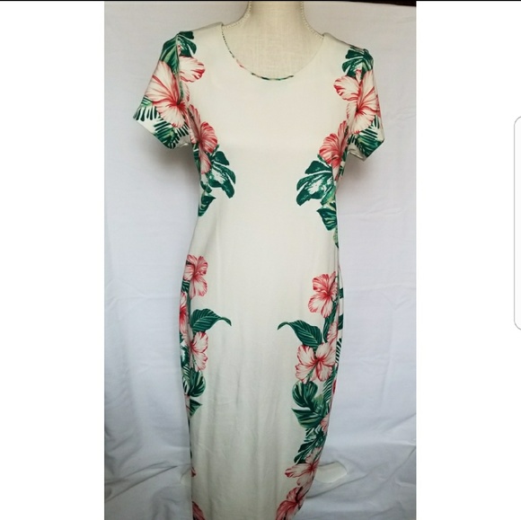 🚫SOLD Dress Hawaiian Print Plus Size Size:14W - Picture 4 of 8